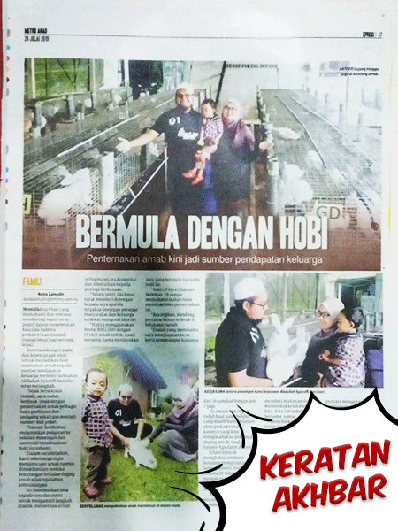 Keratan akhbar tentang Minyak UST OIL