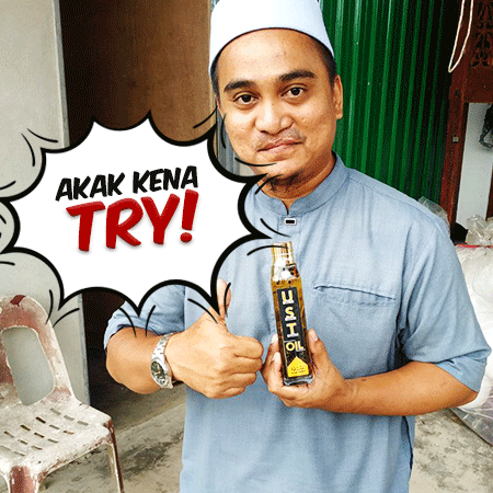 Bukti WhatsApp pelanggan Minyak UST OIL